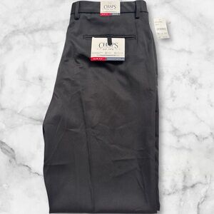 NWT Chaps Men's Slim Fit Black Dress Pants 36 x 32